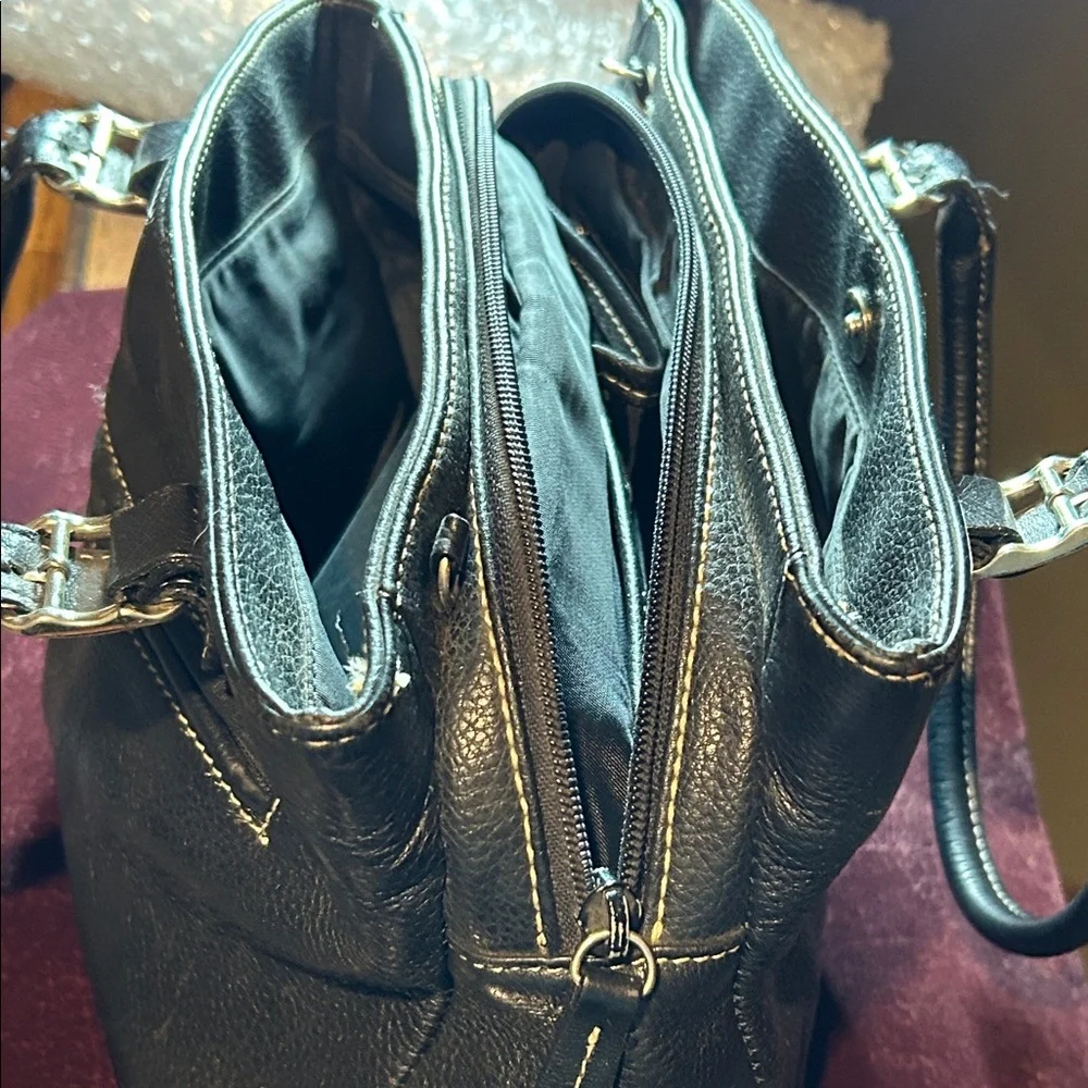 Giani Bernini Black Leather Handbag